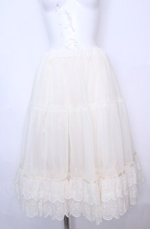 画像: Melody BasKet / Cotton candyパニエ  生成り O-25-07-31-043-LO-SK-IG-OS