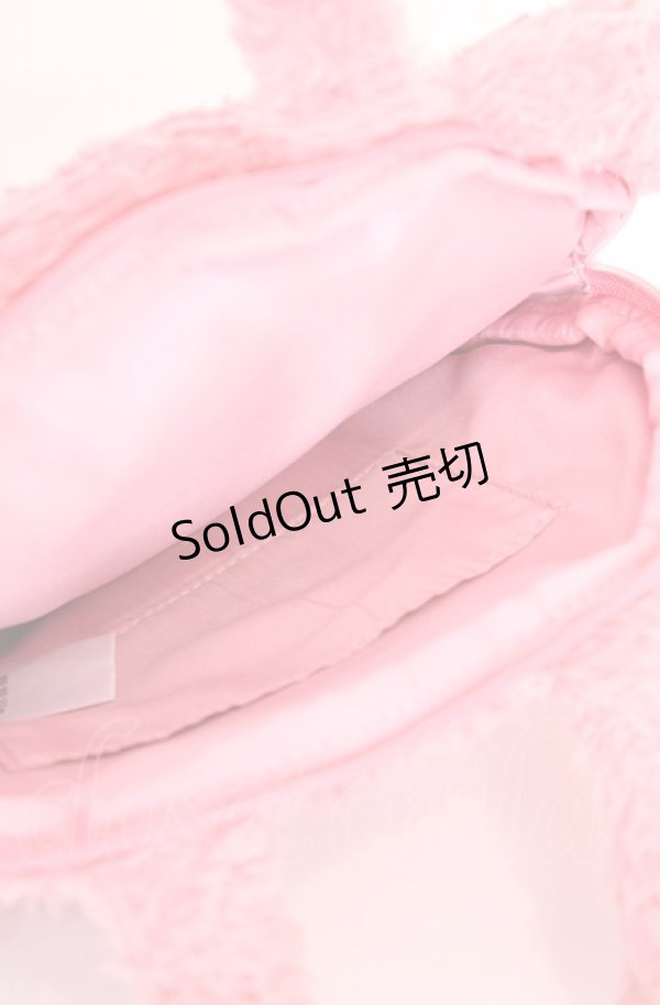 画像4: Maison de FLEUR / ピンくまニアトートバッグ  ピンク O-25-07-31-004-LO-BG-IG-ZT274 (4)