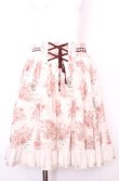 画像1: axes femme / メッセージ×花柄スカート M キナリ×ピンク O-25-07-31-052-AX-SK-OW-OS (1)