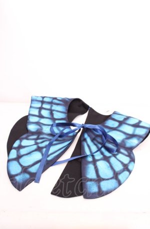 画像: Royal Princess Alice / Fairy Butterfly2025　つけ襟  アオ×クロ O-25-07-31-1058-LO-ZA-OW-OS