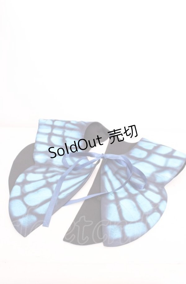 画像1: Royal Princess Alice / Fairy Butterfly2025　つけ襟  アオ×クロ O-25-07-31-1058-LO-ZA-OW-OS (1)