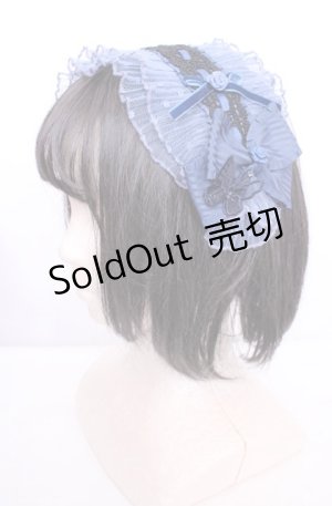 画像: 星屑すみれ / 醒めない夢　ヘッドドレス  ブルー O-25-07-31-1060-LO-AC-OW-OS