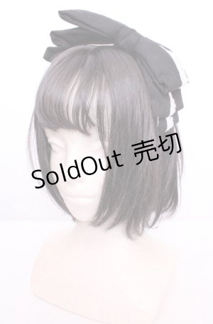 画像: metamorphose / レースリボンカチューシャ  クロ×シロ O-25-07-31-1062-ME-AC-OW-OS