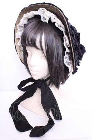 画像: Hoshibako Works / 西洋人形魔法ボンネット  クロ O-25-07-31-1076-LO-AC-OW-OS