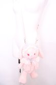 画像2: BABY,THE STARS SHINE BRIGHT / SA・KU・RA Papillonage うさくみゃちゃんポシェット  ピンク O-25-07-31-1078-BA-BG-OW-OS (2)