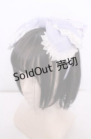画像: BABY,THE STARS SHINE BRIGHT / からみ３段ティアードジャンパースカートセットのカチューシャ単品  ラベンダー O-25-07-31-1092-BA-AC-OW-OS