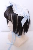 画像1: BABY,THE STARS SHINE BRIGHT / Creamy Ribbonヘッドドレス  サックス O-25-07-31-1093-BA-AC-OW-OS (1)