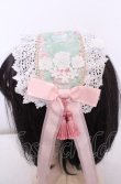画像2: BABY,THE STARS SHINE BRIGHT / SA・KU・RA Cafe a la mode柄ヘッドドレス  若草 O-25-07-31-1094-BA-AC-OW-OS (2)