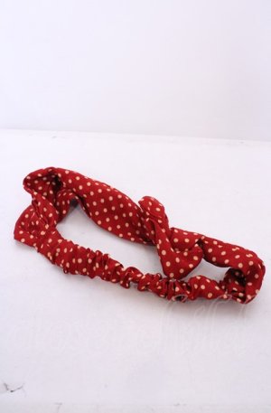 画像: WORLD WIDE LOVE！(Rydia) / ドットヘアバンド  レッド O-25-07-31-1097-PU-ZA-OW-OS