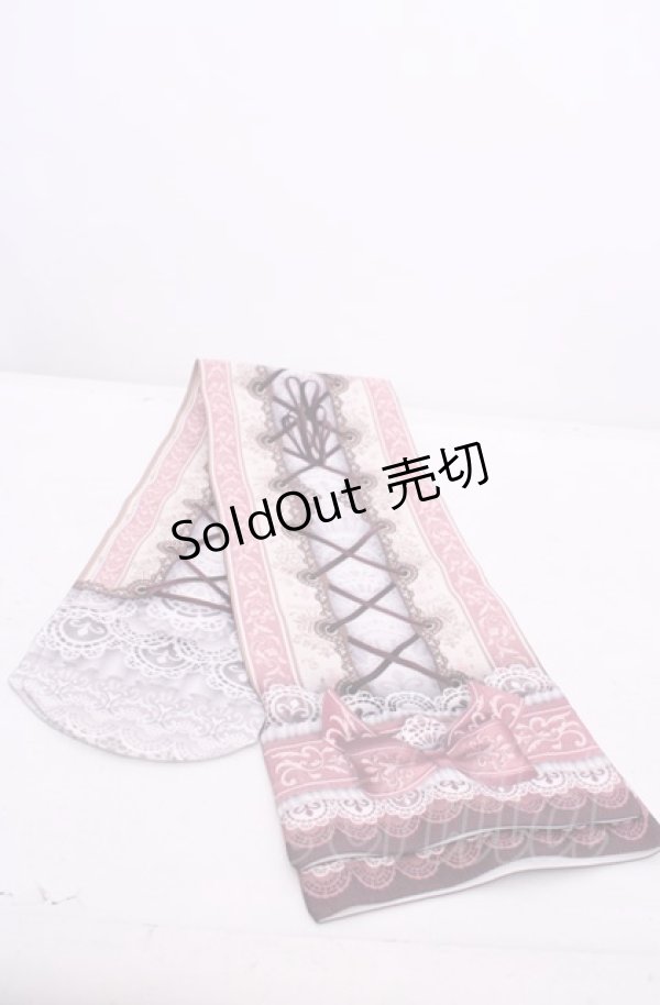 画像1: abilletage / コルセットオーバーニーソックス  ピンク O-25-07-31-1112-GO-ZA-OW-OS (1)