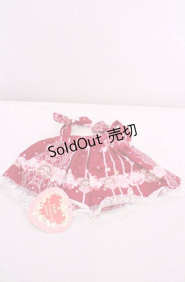 画像2: BABY,THE STARS SHINE BRIGHT / SA KU RAくみゃちゃん柄くみゃちゃんジャンパースカート  えんじ O-25-07-31-1118-BA-ZA-OW-ZT485-F004 (2)