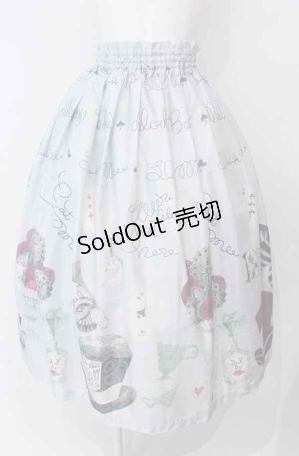 画像1: Melody BasKet / Alice in Melodylandスカート M サックス O-25-07-31-1122-LO-SK-OW-OS (1)