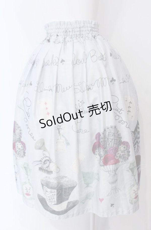 画像3: Melody BasKet / Alice in Melodylandスカート M サックス O-25-07-31-1122-LO-SK-OW-OS (3)
