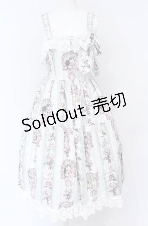 画像: RoyalPrincessAlice / Rococo Rose Catジャンパースカート  ミント O-25-07-31-1132-LO-OP-OW-OS