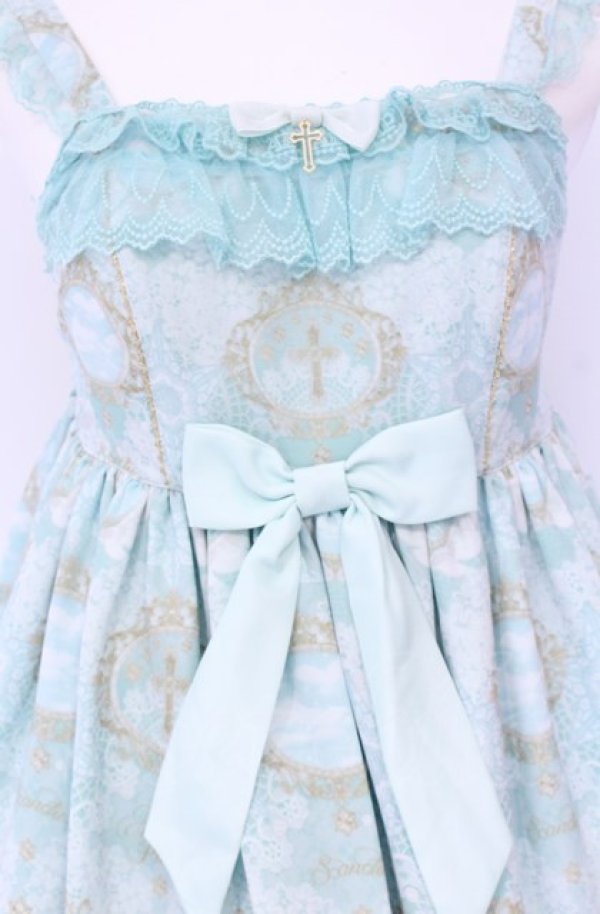 画像2: Angelic Pretty / Celestial SpecialジャンパースカートSet  ミント O-25-07-31-1134-AP-OP-OW-OS (2)