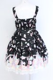 画像3: Angelic Pretty / Milky　PlanetリボンジャンパースカートSet  クロ O-25-07-31-1135-AP-OP-OW-OS (3)