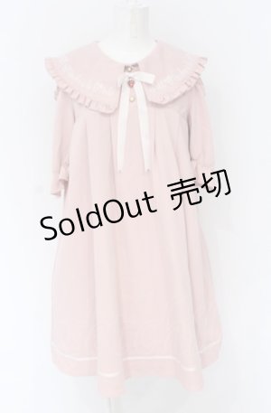 画像: Amavel / いちご摘みの肩あきAラインワンピース  ピンク O-25-07-31-1141-CA-OP-IG-OS