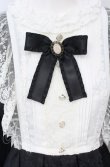 画像2: Pina sweetcollection / ローズジャガードワンピース  クロ×シロ O-25-07-31-1142-LO-OP-OW-OS (2)