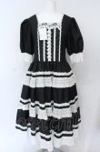 画像1: marcHenTica / プリモドールワンピース エルフサイズ クロ×シロ O-25-07-31-1145-LO-OP-OW-OS (1)