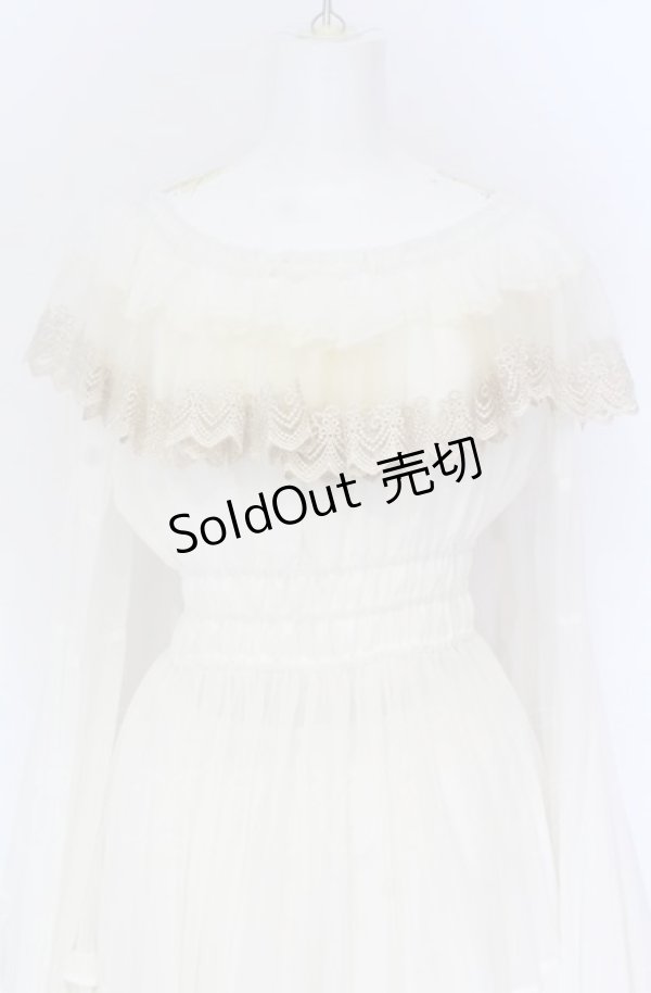 画像2: Triple fortune / リリウムドレス  ホワイト O-25-07-31-1148-EL-OP-OW-ZT277 (2)