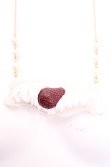 画像1: Boo!Do堂 / 美味しいとこだけネックレス(ショートケーキ)  アイボリー×レッド O-25-07-31-1016-PU-AC-OW-OS (1)