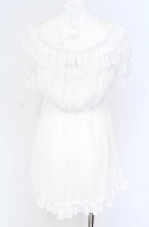 画像3: ATELIER PIERROT / パフスリーブシャーリングブラウス  ホワイト O-25-07-31-1158-EL-BL-OW-OS (3)