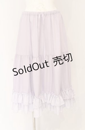 画像: axes femme kawaii / ミディフリルペチスカート M ラベンダー O-25-07-31-1161-AX-SK-OW-OS