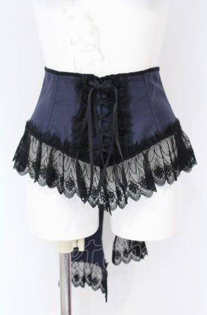 画像: Enchantlic Enchantilly / チュールレースリボンコルセット  ネイビー O-25-07-31-1162-LO-TO-OW-OS