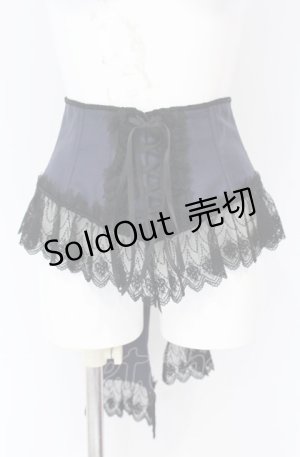 画像: Enchantlic Enchantilly / チュールレースリボンコルセット  ネイビー O-25-07-31-1162-LO-TO-OW-OS