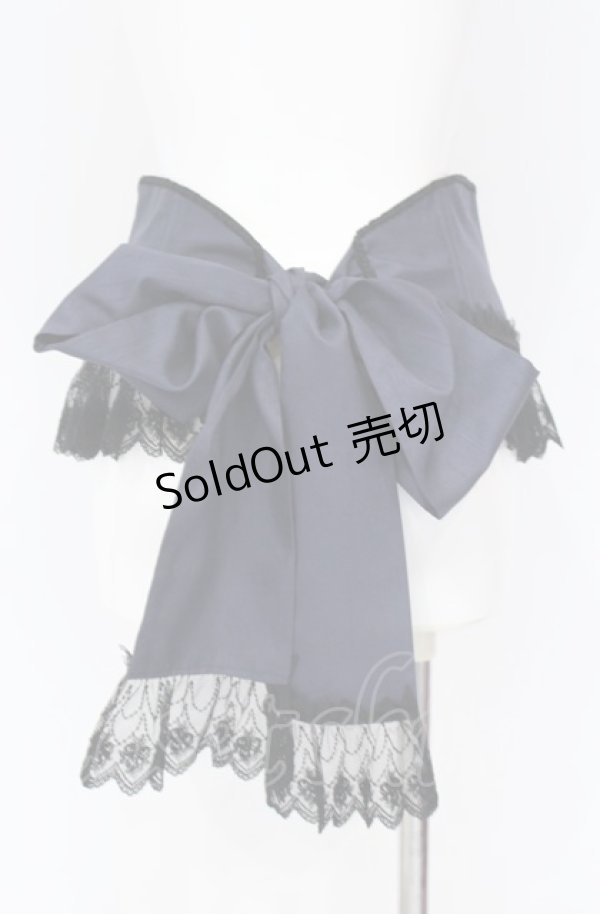 画像3: Enchantlic Enchantilly / チュールレースリボンコルセット  ネイビー O-25-07-31-1162-LO-TO-OW-OS (3)