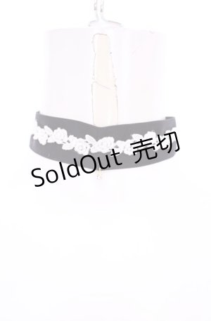 画像: LOLITAその他 / ローズレースチョーカー  クロ×シロ O-25-07-31-1017-LO-AC-OW-OS