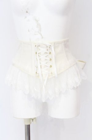 画像: Enchantlic Enchantilly / チュールレースリボンコルセット  アイボリー O-25-07-31-1163-LO-TO-OW-OS