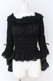 画像1: Vallee lys / Blossom Breeze Blouse  ブラック O-25-07-31-1172-GO-BL-OW-OS (1)