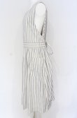 画像2: Jane Marple / Satin stripe apron dress ドレス M オフ O-25-07-31-1175-JM-OP-IG-OS (2)