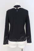 画像2: Jane Marple / Royal-fraise lace-trim pullover M ネイビー O-25-07-31-1181-JM-OP-IG-OS (2)
