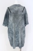 画像2: Desoro Works / Shoulder zip T-Shirt(Half) Tシャツ  グレー O-25-07-31-1186-PU-TO-IG-OS (2)