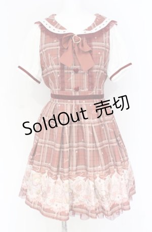 画像: LIZ LISA / Grand Magasin柄ワンピース  アカ O-25-07-31-1204-LO-OP-OW-OS