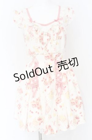 画像: LIZ LISA / スウィートコンフィチュール柄ジャンスカ 2 アイボリー O-25-07-31-1205-LO-OP-OW-OS