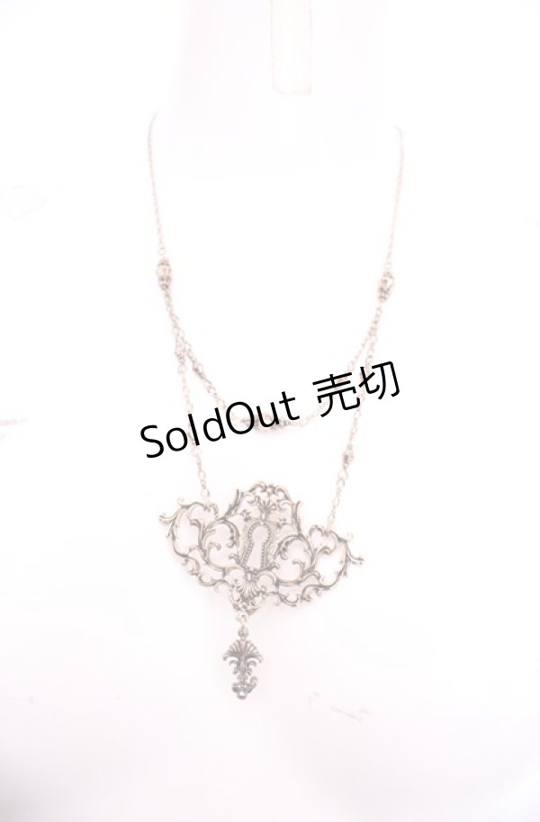 画像2: Kurumi Collaboration / 鍵穴ネックレス  アンティークゴールド O-25-07-31-1023-LO-AC-OW-OS (2)