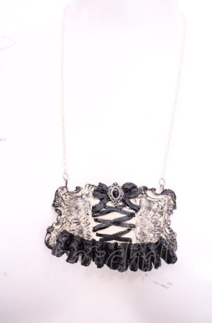画像: Boo!Do堂 / コルセットネックレス  ブラック O-25-07-31-1025-PU-AC-OW-OS
