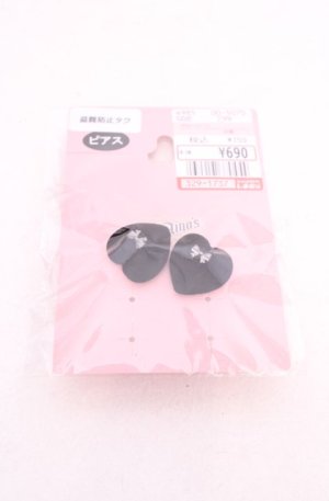画像: Eri Aino's collaboration / AE*ハートピアス  クロ O-25-07-31-1027-LO-AC-OW-OS