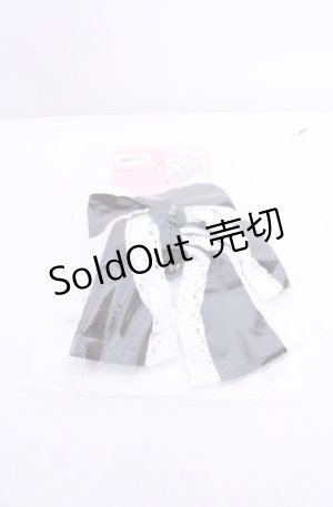 画像: Eri Aino's collaboration / AE*2Pリボンクリップ  クロ×シロ O-25-07-31-1031-LO-AC-OW-ZT485-F003