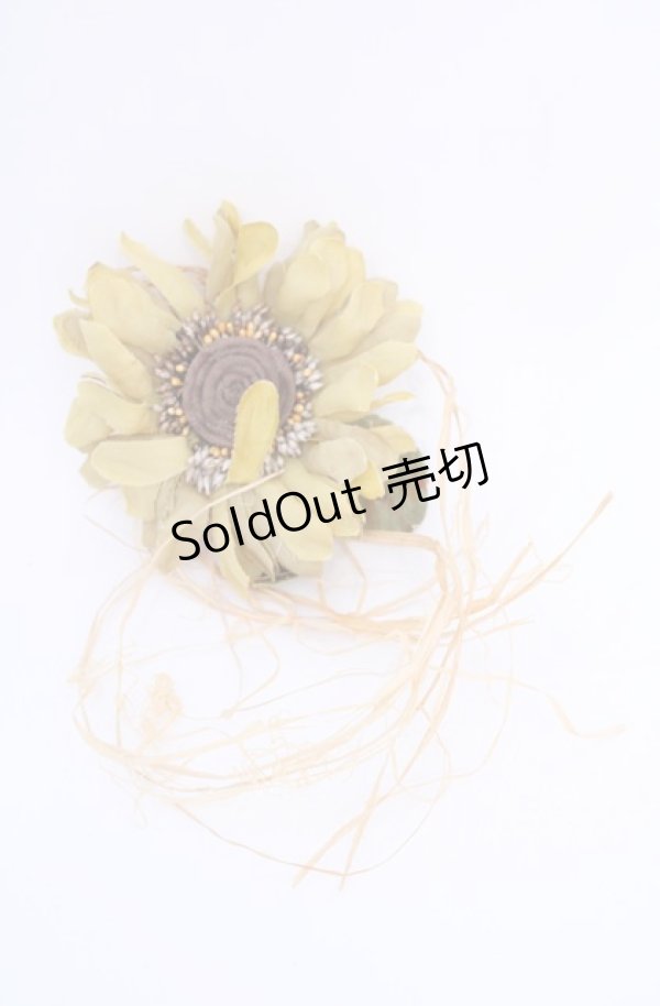 画像1: PINK HOUSE / ひまわりコサージュ  イエロー O-25-07-31-020-LO-ZA-IG-ZT169 (1)