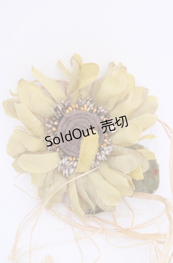 画像2: PINK HOUSE / ひまわりコサージュ  イエロー O-25-07-31-020-LO-ZA-IG-ZT169 (2)