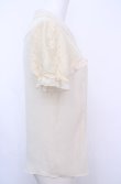 画像3: axes femme / レース襟付きブラウス M キナリ O-25-07-31-033-AX-BL-OW-OS (3)