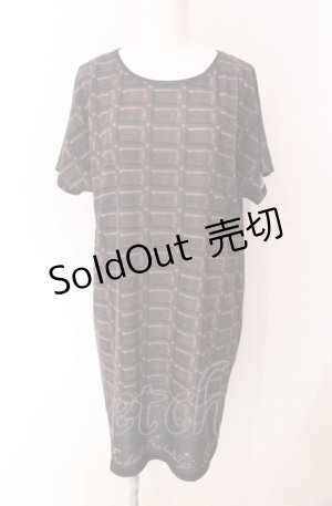 画像: Enchantlic Enchantilly / アンシャンテリーチョコレートカットソーワンピース  チョコレート（ブラウン系） O-25-08-02-025-LO-OP-OW-OS