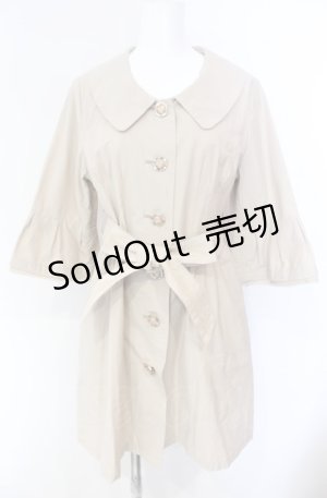 画像: axes femme / レース配色五分袖ジャケット M ベージュ O-25-08-02-037-AX-JA-OW-OS