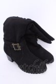 画像4: axes femme / バックルデザインロングブーツ M クロ O-25-08-02-1039-AX-SH-IG-OS (4)
