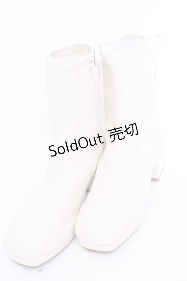 画像1: axes femme POETIQUE / スクエアストレッチブーツ L キナリ O-25-08-02-1040-AX-SH-OW-OS (1)