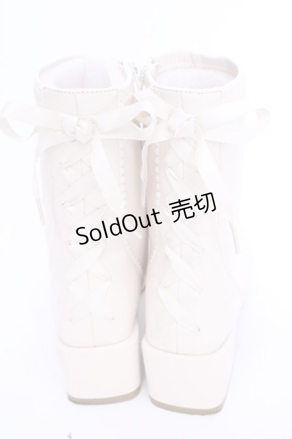 画像2: axes femme POETIQUE / スクエアストレッチブーツ L キナリ O-25-08-02-1040-AX-SH-OW-OS (2)